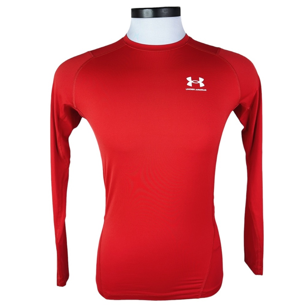 Under Armour HeatGear Top sz L / LG / Large * Mens Long Sleeve Compression Shirt